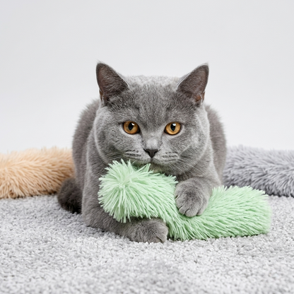 Taxs™ Interactive Catnip Plush Strip Pillow - Insured Pet Exercise & Play Toy