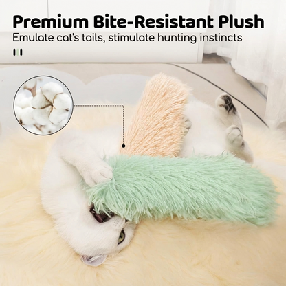 Taxs™ Interactive Catnip Plush Strip Pillow - Insured Pet Exercise & Play Toy